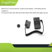 DMW-DCC12 DC Coupler Dummy Battery + Spring Cable F970 for Panasonic DMC-GH3