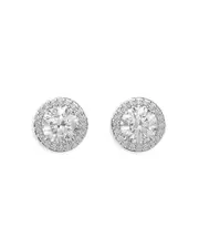Swarovski Una Pave Stud Earrings