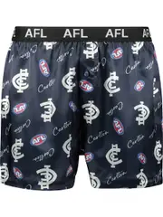 Carlton AFL Adult Boxer Short CARLTON (2 TONE)