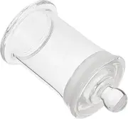 MUCKLILY 1Pc Heat Resistant Glass Specimen Bottle Borosilicate Laboratory Vial for Sample Storage Chemistry Experiments Wine Brewing Essential Oil