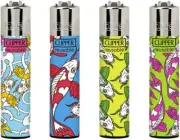 Clipper lighters Koi collection refillable (Lot of 4)