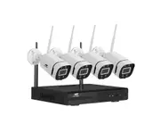 3MP Wireless CCTV Home Security System Outdoor IP Camera 8CH WiFi NVR