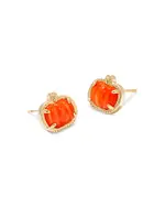 Kendra Scott Gemstone Pumpkin Stud Earrings