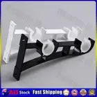 2 Pack Curtain Rod Hooks Wall Mount Bracket Aluminum Alloy for Drapery Rod