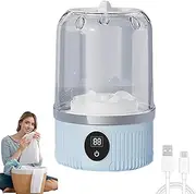 Portable Ultrasonic Laundry Cup,Laundry Cup Portable Turbo Washing Cup, 2025 New Cordless Mini Washing Machine, for Travel, Camping, Rv & Dorms (Blue)