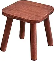 Wooden Step Stool for Children Toddler Chair Kids Desk Chair With Non-Slip Foot Mat Wood Wax Oil Craft Sensory Table For Kids Playroom Classroom Boys Girls Age 2+ Size：10" L X 10" W X 18" H