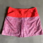 Adidas Skirt Womens Small Skort Pink Pull on Tour Golf built in shorts NEW