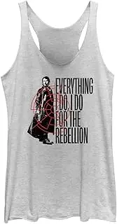 [STAR WARS] Girls' Andor Everything for The Rebellion Women's Fast Fashion Racerback Tank Top