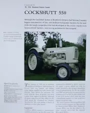 Cockshutt Tractor Picture Article Sheet Out of Print Farm Wall Art Decor Display