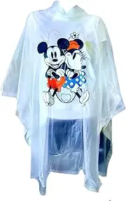 [Disney] Mickey and Minnie Mouse Love Never Folds Rain Poncho Hoodie