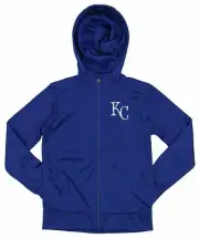 Outerstuff MLB Youth/Kids Kansas City Royals Performance Full Zip Hoodie