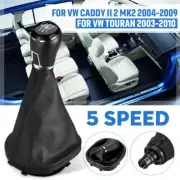 5 Speed Gear Shift Knob Gaitor Boot for Touran 2003-2010 Caddy MK2 2004-2009 (for: Volkswagen)