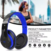 Noise Cancelling Headphones Wireless Bluetooth Over Ear Stereo Earphones Headset