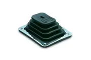 Hurst B-4 Shifter Boot & Plate With Chrome Trim Plate 5-1/4" x 6-1/2"