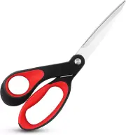 True Left Handed Sewing Scissors, Heavy Duty Multi-Purpose Tailor Scissors, Stai