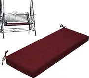 Qkbuza Bench Seat Cushion - Patio Furniture Swing Seat,Non-Slip Swing Pad, Fade Resistant Sofa Pillow, Lounger Replacement for Porch Sofa