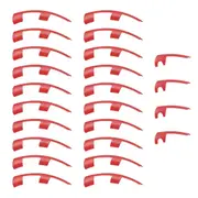 21 Inch Car Hub Cap Rim Patch for Model Y 2021-2023 Induction Uberturbine Wheel Cover Protectors Red