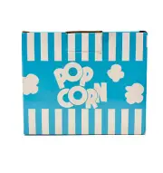 Ecolution Micro-Pop Microwave Popcorn Popper Glass Blue w/Butter Melter New Open