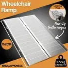 EQUIPMED 152cm Portable Folding Aluminium Access Ramp Wheelchair Threshold Van