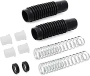 Motorcycle Front Shock Covers Motorcycle Rubber Front Fork Dust Cover Gaiters Boots Fit for Honda CT70 Trail 70 1972 to 1979 CL70 SS50 Rebuild Kit Fork Guards