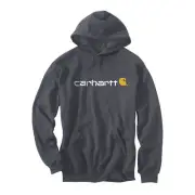 Sweatshirt With Cap & Logo Carhartt Signature Carbon Size XL Man