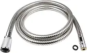 46092000 Pull Out Spray Hose for Grohe Kitchen Faucets, Pull Down Kitchen Faucet Hose Replacement for Alira and Ladylux and Euro Plus, 59-Inch Chrome Finish (Chrome Finish)