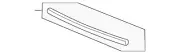 Genuine Honda Molding 75120-S5P-A00ZD