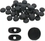 Cord Stopper 10mm Silicone Cord Lock Slip On Flat Round Elastic Cord Lock x 1000