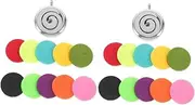 FRCOLOR 2pcs Jewellery Present for Teen Girls Necklace Pendant Aroma Diffuser for DIY Bracelet Craft