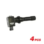 4 x NGK Ignition Coils for Mazda 3 MPS BK BL 2.3L L3VDT I4 16V DOHC VVT 06-14