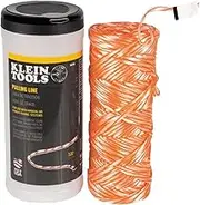 Klein Tools 56108 Poly Pull Line, String with Orange Tracer, 500-Foot