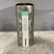 Corkcicle Slim Can Cooler 12oz Snow Leopard NEW