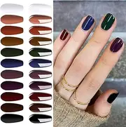 Vishine Fall-Winter Gel Nail Polish Kit 11 Colors Classic Series with Matt Top Coat, 8ml Each Manicure Gift Set