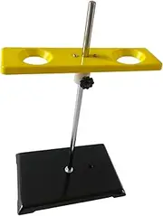 MotiveTech Funnel Fixing Bracket Funnel Holder 2 Holes Stable Multifunctional Easy to Use Practical Funnel Support Chemistry Lab Stand