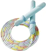 Skipping Ropes For Kids – Beaded Speed Jump Rope | Jumping Ropes For Exercise | Adjustable Speed Skipping Rope For Boys & Girls | Durable Fitness Jump Rope For Exercise, Play, And Training