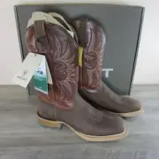 Ariat Men's Arena Winner 11" Wide Square Toe Western Boots - Fiddle Brown/Cinnam