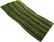 TOYANDONA Pet Turtle Basking Mat Artificial Grass Rug for Aquariums Reptile Tanks Easy Clean Design with Realistic Bark Texture for Use
