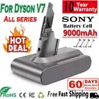 For Dyson V7 Battery Replacement 9000mAh Animal Motorhead V7 Trigger HEPA Vacuum