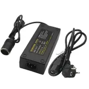 12v 15a 160w Car Converter 220v To 12v Car Adapter Converter Car Home - Lighter Converter Eu Plug TY black