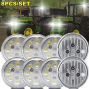8X Par36 LED Sealed Hi/Lo Beam Work Light RE25126 For John Deere Tractor 2955