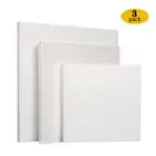 Artist Blank Stretched Canvas Canvases Art Large White Range Oil Acrylic Wood