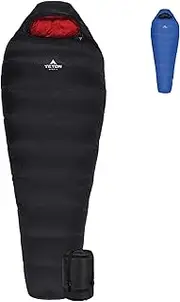 TETON Sports Altos Lightweight Mummy Sleeping Bag; Camping, Hiking, Backpacking