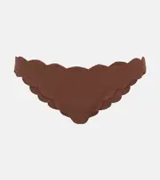 [Marysia] Marysia Antibes scalloped bikini botom AU 18 brown