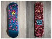 Punk Stix Mark Gonzales Skateboard Deck Punk Gonz Sweatpants Tribute 8.5x32.75