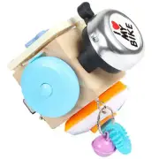 Wooden Montessori Music Busy Block Activity Cube