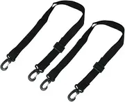 2Pcs Adjustable 1-Inch Universal Tactical Bag Strap Replacement Nylon Shoulder Sling Strap for Water Bottle Pouch Hunting Bag