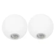 2 Pcs Crystal Lamp Shade Pendant Lamp Shade Ceiling Fan Light