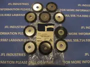 Orifice Plate 1.5"TC 3/8" Concentric Hole EPDM/SS, RubberFab A80MPE-150-3/8"-EP