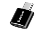 Baseus CATOTG-01 Mini USB female to Type-C male adapter converter Black