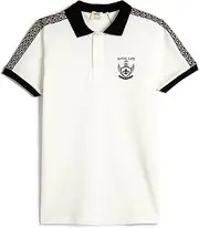 [Koton] Boys' Polo Short Sleeve Button and Ribbon Detail T-Shirt